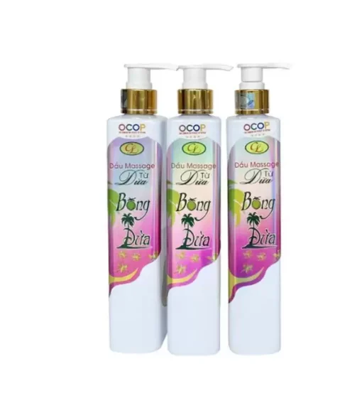 Dầu Massage từ Dừa Cửu Long chai 250ml