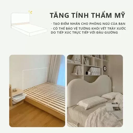 Đệm Đầu Giường Hình Đám Mây – GC37