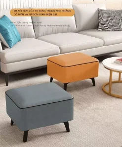 Ghế Đôn Sofa Da – GC22