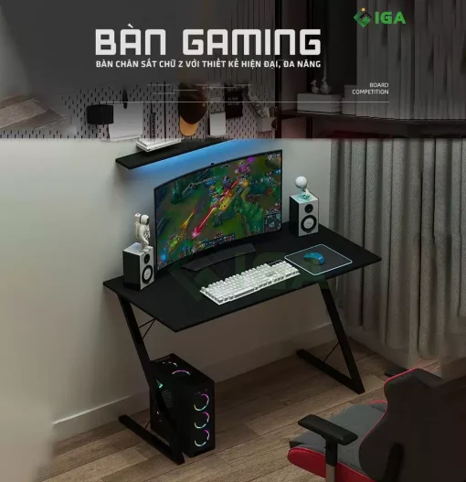 Bàn Gaming Chân Chữ Z – GM57