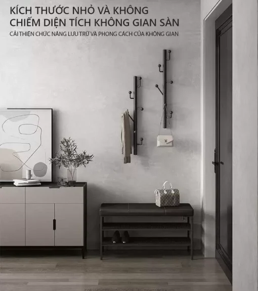 Giá Treo Quần Áo Gắn Tường Thông Minh – GM100