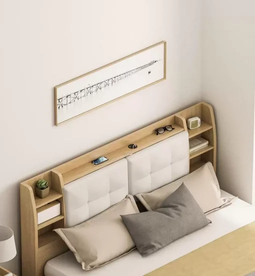 Giường Ngủ Hiện Đại – GP235 / GP235A Tặng Kèm Kệ Đầu Giường