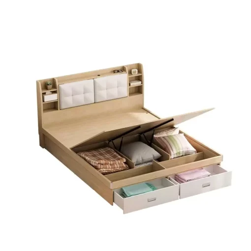 Giường Ngủ Hiện Đại – GP235 / GP235A Tặng Kèm Kệ Đầu Giường