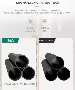 Giá Treo Quần Áo Gắn Tường Thông Minh – GM100