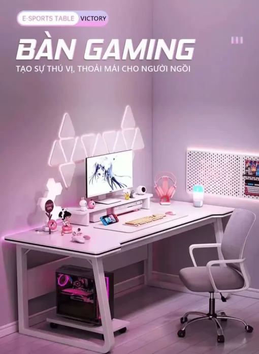 Bàn Gaming – GM95 (Tặng kèm Kệ PC để bàn GA29)