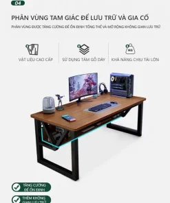 Bàn Gaming Chân Chữ M – GM68