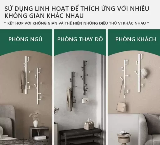 Giá Treo Quần Áo Gắn Tường Thông Minh – GM100