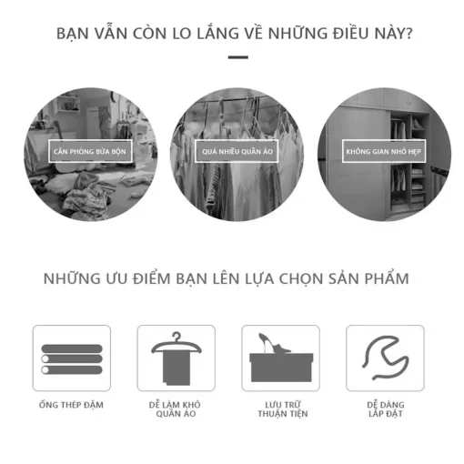 Giá Treo Quần Áo – GM59