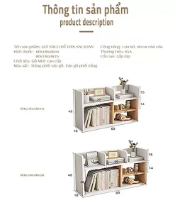 Kệ Sách Để Bàn SAI SHAN – GP157