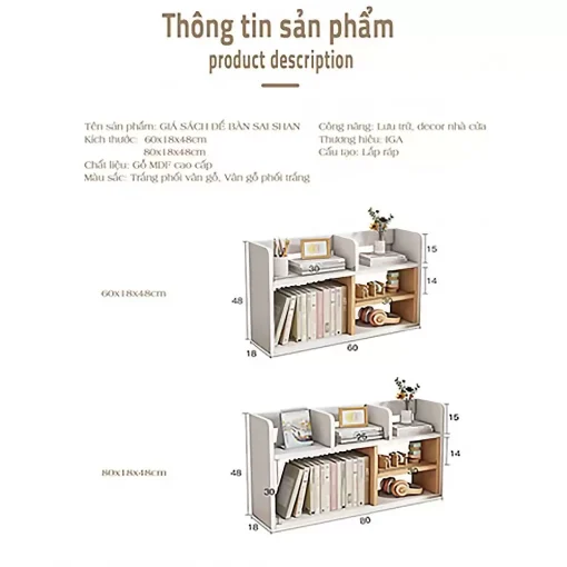 Kệ Sách Để Bàn SAI SHAN – GP157